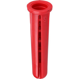 L.H.Dottie® Conical Plastic Anchor #6 #8 & #10 s Red 100 Pack 21