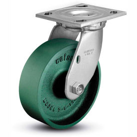 Colson® 4 Series Swivel Plate Caster 4.04109.139 - Cast Iron 4