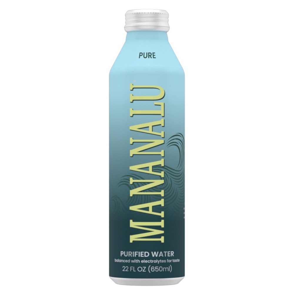 Mananalu Purified Water, Unflavored, 22 Oz, Pallet Of 1,080 Bottles MPN:22ALB-PW-PAL