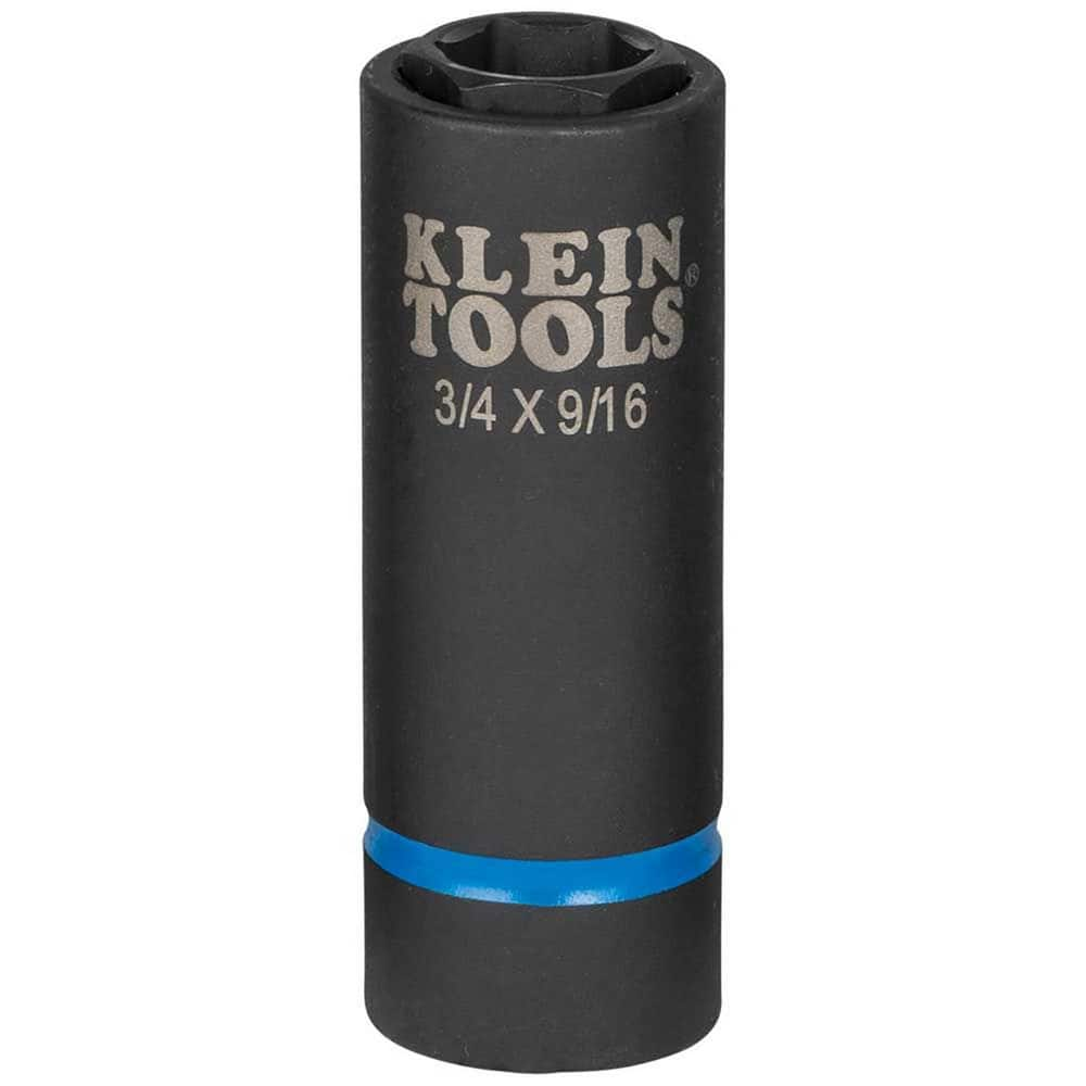 Impact Sockets, Socket Size (Decimal Inch): 0.5630 , Number Of Points: 6 , Drive Style: Hex , Overall Length (Decimal Inch): 1.1000in , Material: Steel  MPN:66004