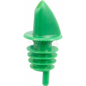 Winco PPR-2G Free Flow Pourers Green 12/Pack PPR-2G