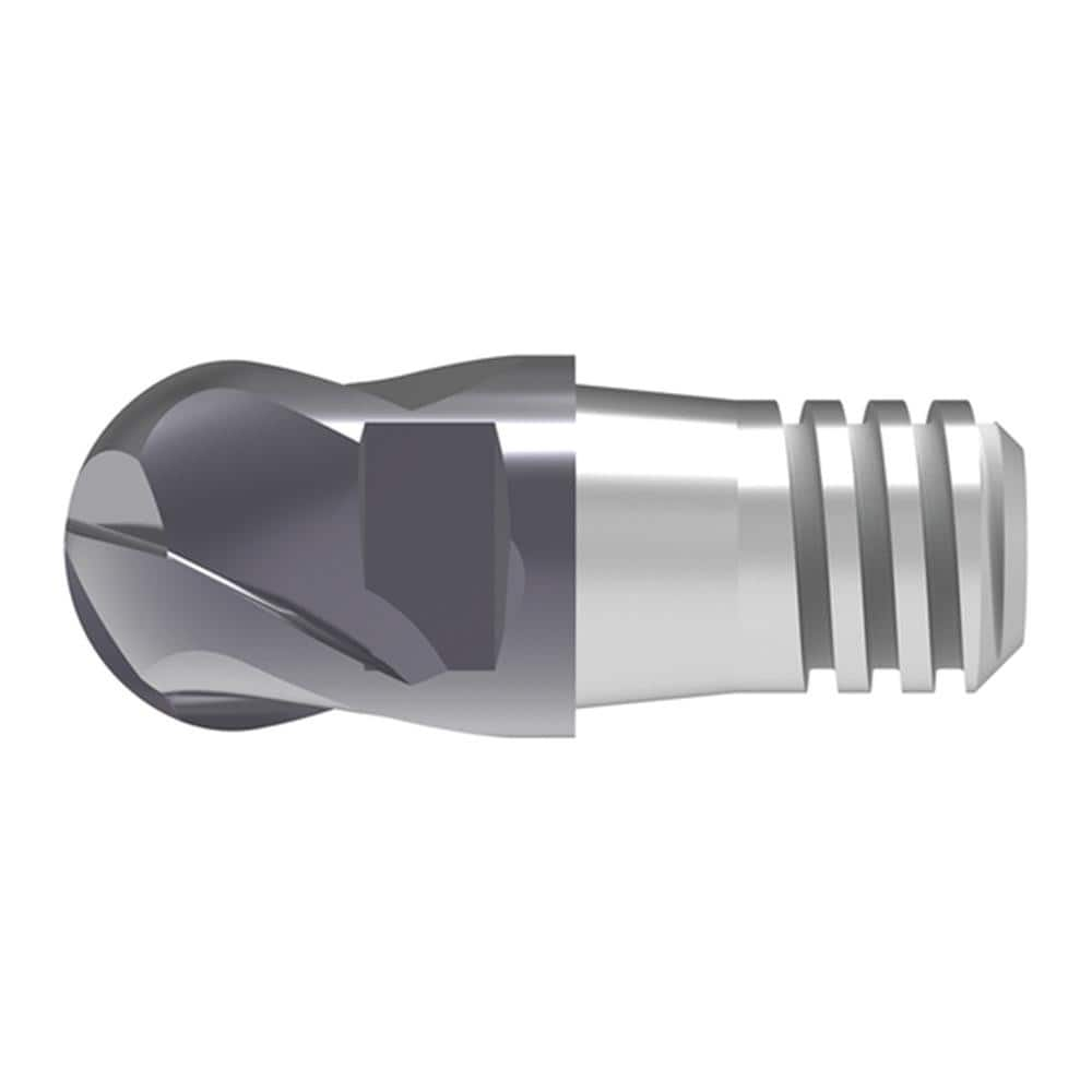 Ball End Mill Heads, Mill Diameter (mm): 10.00 , Mill Diameter (Decimal Inch): 0.4000 , Length of Cut (mm): 7.5000 , Connection Type: SAM  MPN:52866100