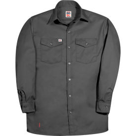 Big Bill Premium Long-Sleeve Button Down Work Shirt M Tall Gray 147-T-CHA-M