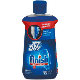 Finish Rinse Aid Jet-Dry Rinse Agent Liquid Unscented 8.45 oz. Bottle 8 Bottles - 75713 RAC75713CT