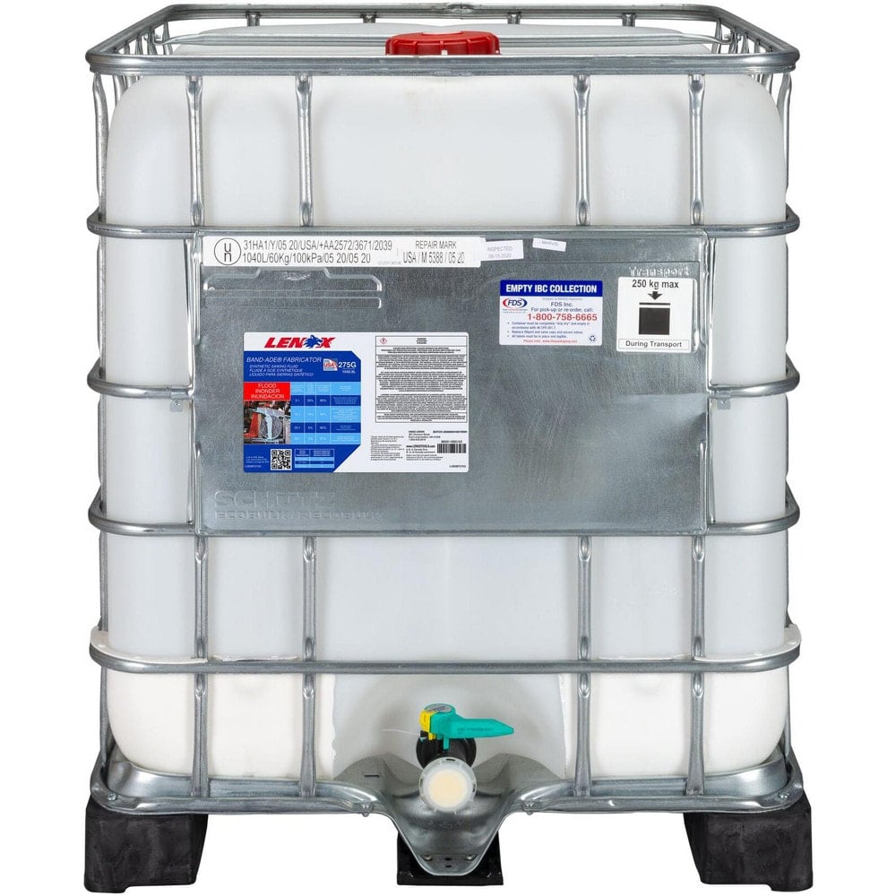 Metalworking Fluids & Coolants, Product Type: Sawing Fluid , Container Type: Tote , Container Size: 275 gal , Net Fill: 275gal , Form: Synthetic  MPN:LXBSBF275G