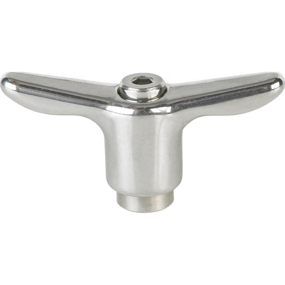 Adjustable Clamping Handles, Connection Type: Threaded Hole , Handle Type: T-Handle , Mount Type: Threaded Hole , Handle Length: 65.00  MPN:STH-204SS