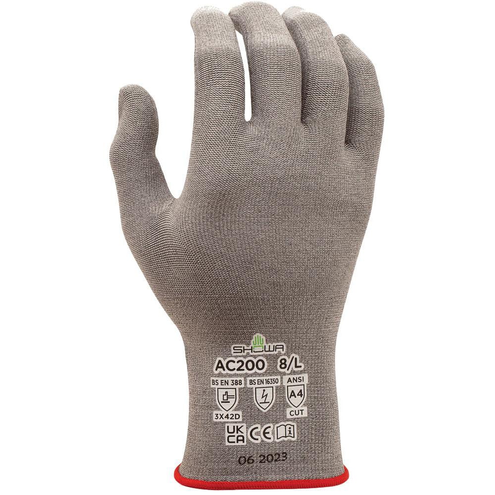 Cut & Puncture Resistant Gloves, Glove Type: Cut-Resistant , ANSI/ISEA Cut Resistance Level: A4 , Primary Material: Polyethylene  MPN:AC200L-08