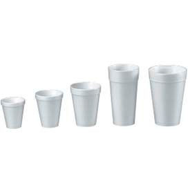 Dart® Foam Cups Hot/Cold 6 oz. White 1000/Carton DCC 6J6