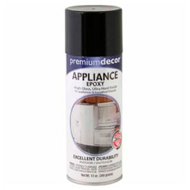 Premium Dcor Appliance Epoxy Spray 12 oz. Aerosol Can Black Epoxy - 342691 342691