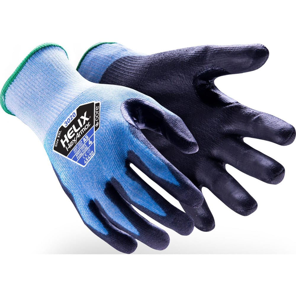 Cut & Puncture Resistant Gloves, Glove Type: Cut & Puncture-Resistant , Coating Coverage: Palm & Fingertips , Coating Material: Polyethylene  MPN:3020-XXXL (12)