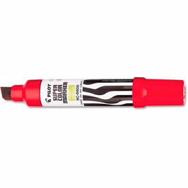 Pilot® Jumbo Refillable Permanent Marker Chisel Tip Red 45300