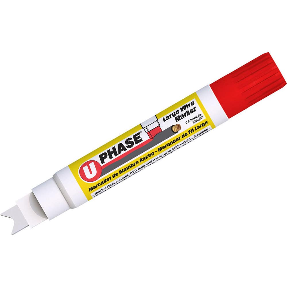 Markers & Paintsticks, Marker Type: Liquid Paint Marker, Tip Shape: Curved, Color: Red, Ink Type: Xylene-free, Alcohol Base, Fade Resistant, Water Resistant MPN:10704MCM