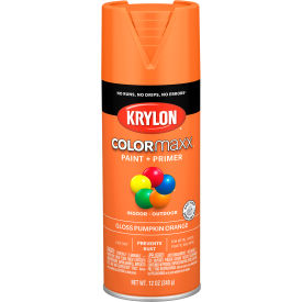 Krylon® Colormaxx™ Paint & Primer 12 oz. Gloss Pumpkin Orange - Pkg Qty 6 K05532007