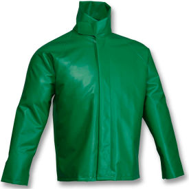Tingley® J41008 SafetyFlex® Storm Fly Front High Collar Jacket Green Medium J41008.MD