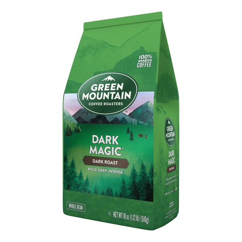 Green Mountain Coffee Whole Bean Coffee, Dark Roast, Dark Magic, 18 Oz Per Bag (Min Order Qty 4) MPN:5000202452