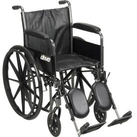 Silver Sport 2 Wheelchair Detachable Full Arms Elevating Leg Rests 20