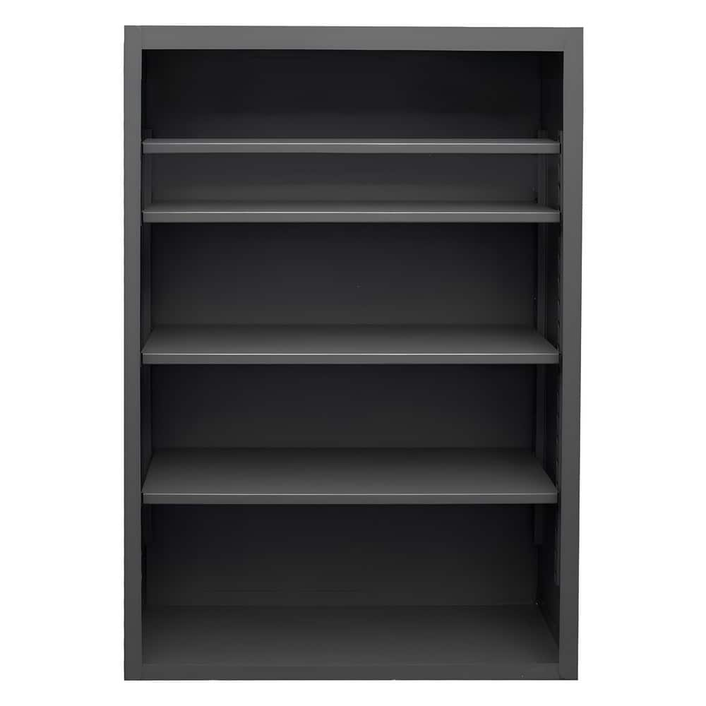 Closed Shelving Units, Assembled: Yes , Material: Steel , Color: Gray , Finish: Powder Coated  MPN:5015-4S-95