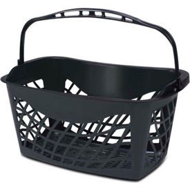 Versacart® Recycled Plastic Ergo Hand Basket 26 Liter Pack Qty of 12 201-E26-R BLK 12