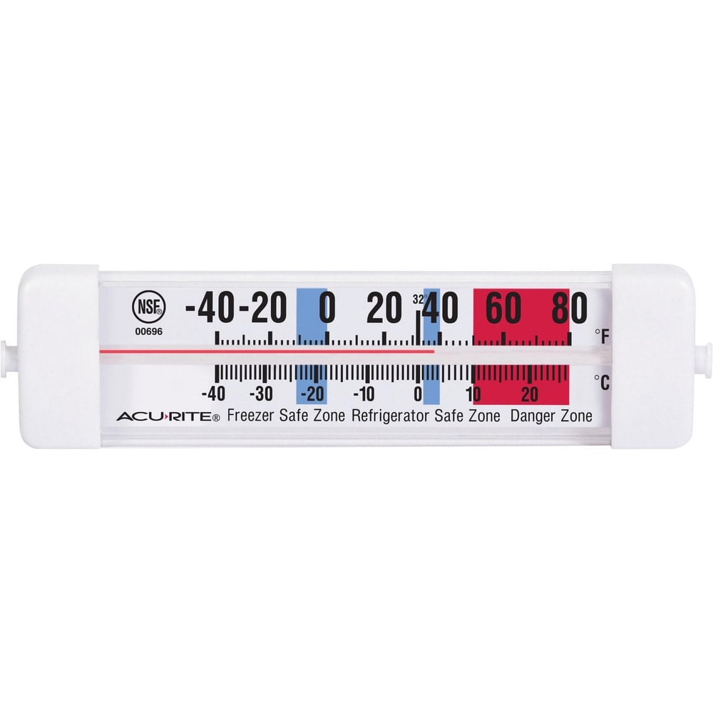 Cooking & Refrigeration Thermometers, Type: Refrigeration Thermometer , Minimum Temperature: -40 , Maximum Temperature (F): 800F  MPN:00696A2