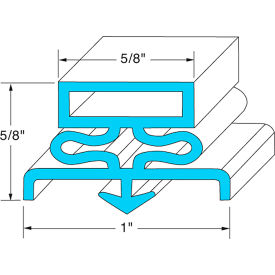 Allpoints 741309 Door Gasket8' Snap-In Magnetic 741309