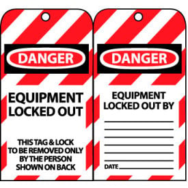 Lockout Tags - Equipment Locked Out LOTAG17