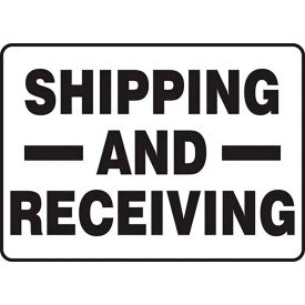 AccuformNMC™ Shipping-And-Receiving Delivery Location Sign Plastic 10