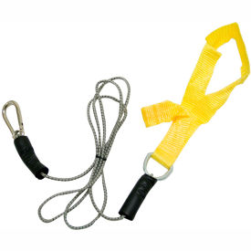 CanDo® Bungee Exercise Cord with Attachments 4' Cord Yellow 10-5811