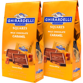 Ghirardelli Chocolate Squares Milk & Caramel 9.04 oz 2 Pack 30001034