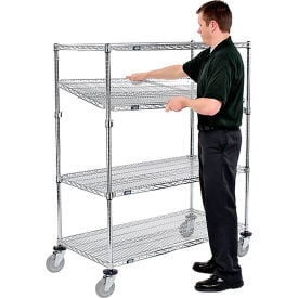 Nexel® 4 Shelf Truck Chrome 72