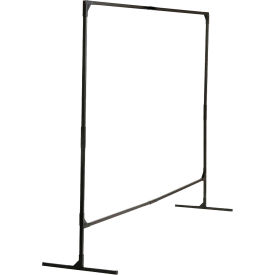 Jackson Safety® Stur-D-Screens Single Panel Steel Welding Frame 6'W x 10'H Black 36333