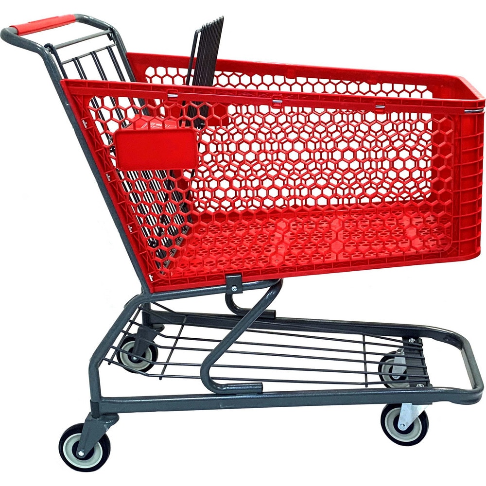 Carts, Cart Type: Shopping Cart , Caster Type: (2) Swivel, 2 Fixed, 2 Swivel, 2 Rigid, 2 Swivel, 2 Stationary, 2 Swivel, 2 Swivel/2 Rigid  MPN:MDL-200L-RD