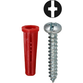 L.H.Dottie® Conical Anchor Kit w/ Combo Pan Head Screw #8 Tuff Pack 201 Pieces RD3TP