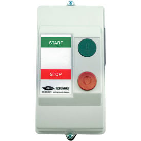 NEMA 4X Enclosed Motor Starter 9A 3PH Remote Start Terminals Start/Stop 100-250V 7.6-10A AF0906P3G-3F