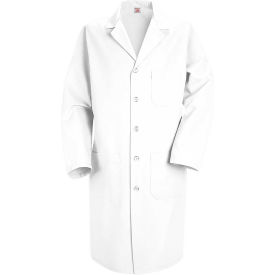Red Kap® Men's Lab Coat White Poly/Combed Cotton Regular 40
