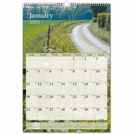 AT-A-GLANCE® Scenic Monthly Wall Calendar Landscape Photography 15.5 x 22.75 Jan-Dec 2025 DMW20128