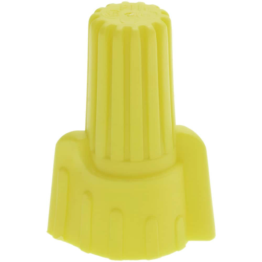 Twist On Wire Connectors, Minimum Compatible Wire Size: 18AWG , Maximum Compatible Wire Size: 10AWG , Voltage: 600V , Voltage: 600.00 , Color: Yellow  MPN:WWC-Y-B