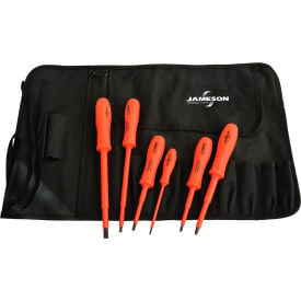 Jameson Tools 1000V Insulated Screwdriver Set 6-Piece JT-KT-02100