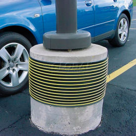 25' Roll Bumper Wrap Black/Yellow Roll-25