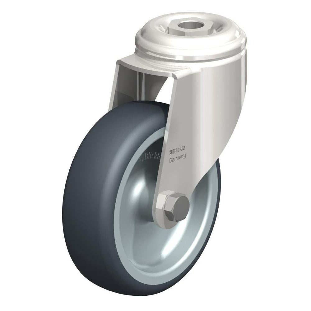 Standard Casters, Mount: Hollow Kingpin , Caster Type: Swivel , Brake Type: No Brake , Bearing Type: Plain Bore , Style: Plain Bore  MPN:574350