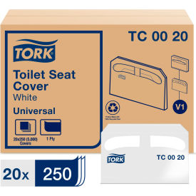 Tork® Toilet Seat Cover 14-1/2 x 17 White 20/Carton - TC0020 TC0020