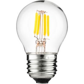 Sunlite® LED G16 Filament Globe Light Bulb E26 Base 3W 250 Lumens 27K Warm White Pk of 6 40963-SU