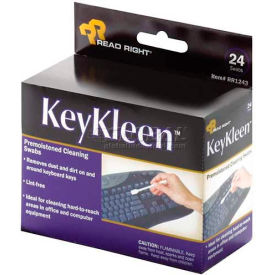 Read Right® Key Kleen Swabs RR1243 Pre-Moistened 24/Box RR1243