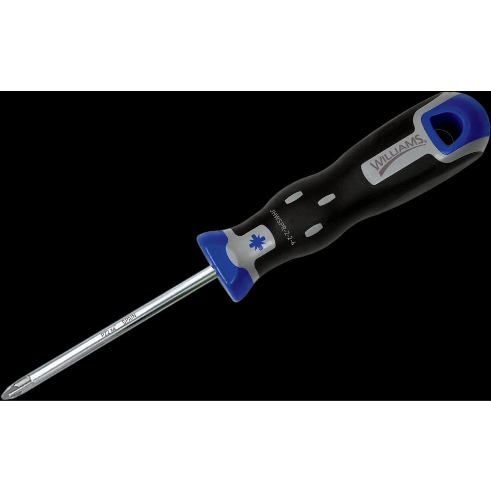 Precision & Specialty Screwdrivers, Tool Type: Pozidriv Screwdriver , Blade Length: 6 , Overall Length: 10.75 , Handle Color: Black, Blue, Gray  MPN:JHWSPR-Z-3-6