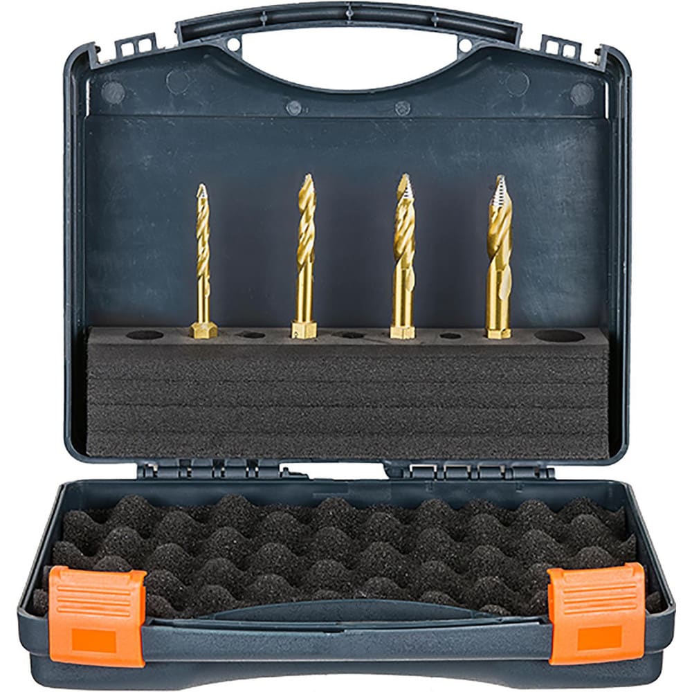 Drill Bit Sets, Drill Bit Set Type: Twist Drill Bits , Number of Pieces: 4.000 , Tool Material: High Speed Steel , Shank Type: Hex, Hex Shank  MPN:209016-SET2