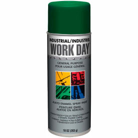 Krylon Industrial Green Work Day Enamel Paint - A04408007 - Pkg Qty 12 A04408007