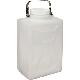 Thermo Scientific Nalgene™ Rectangular HDPE Carboy with Steel Handle 9 Liter Case of 6 2211-0020