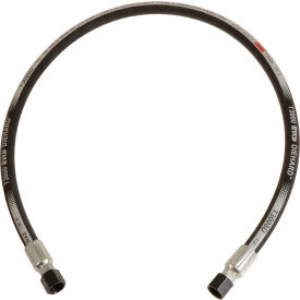 Ryco Hydraulic Hose Assembly 1/2 In. x 48 In. 3000 PSI F+F JIC Isobaric Braid T3008D-048-20402040-1212