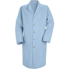 Red Kap® Men's Lab Coat Light Blue Poly/Combed Cotton 54