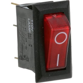 Allpoints 42-1132 On/Off Lighted Rocker Switch - 16A/250V 100085