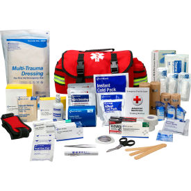 First Aid Only® Basic First Aid Responder Bag Up to 24 Persons Red 91390